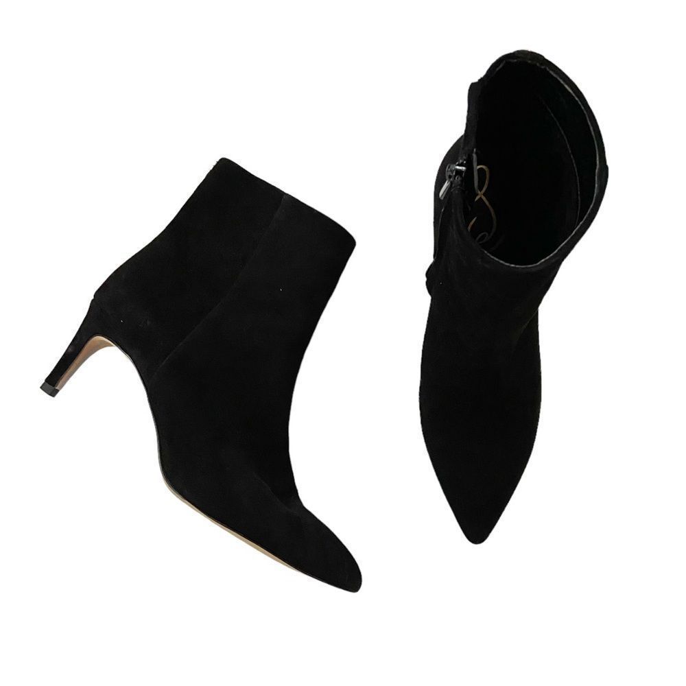 Sam Edelman Ulissa Suede Pointed Toe Booties 7.5